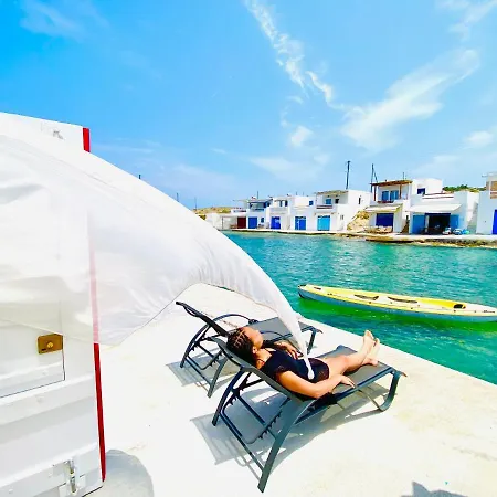 Gorgeous Boathouse-milos-by Ageri-milos Location Fisherman Village Of Agios Konstantinos Apartment Pachaina